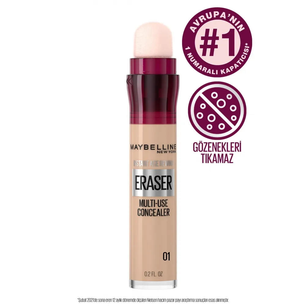 Maybelline New York Instant Anti Age Eraser 01 Light Kapatıcı